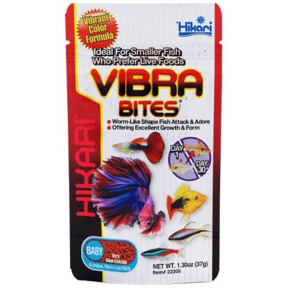 Hikari Vibra Bites Baby Tropical Fish Food