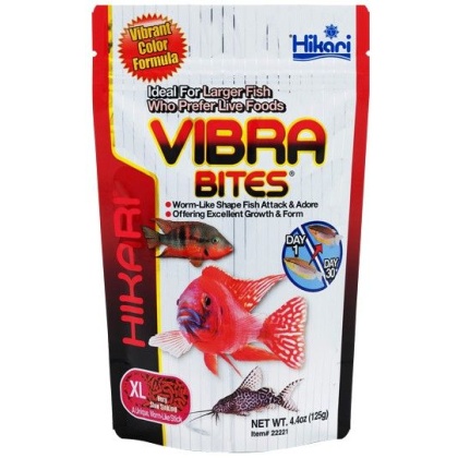 Hikari Vibra Bites Extra Large Tropical Fish Food