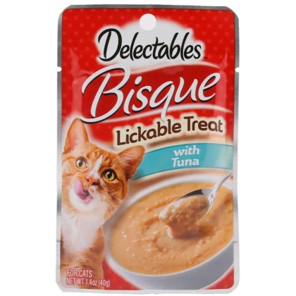 Hartz Delectables Bisque Lickable Cat Treats - Tuna