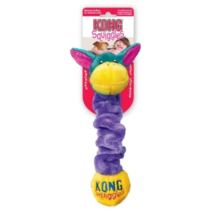 KONG Squiggles Plush Dog Pull Toy