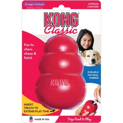 KONG Classic Dog Toy - Red