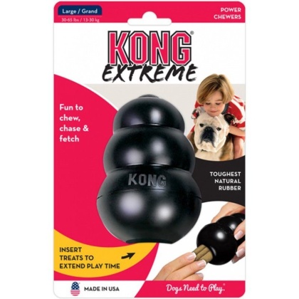 KONG Extreme KONG Dog Toy - Black