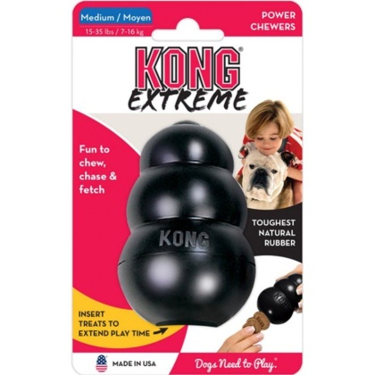 KONG Extreme KONG Dog Toy - Black