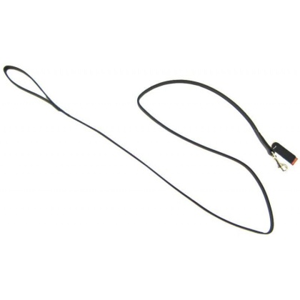 Circle T Leather Lead - 6' Long - Black