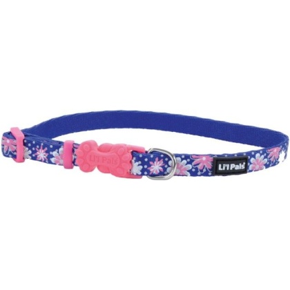 Li'L Pals Reflective Collar - Flowers with Dots