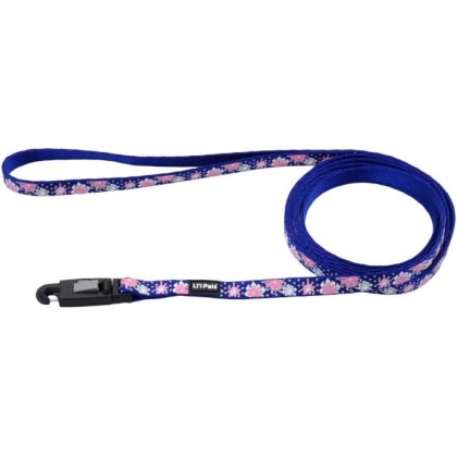 Li\'L Pals Reflective Leash - Flowers with Dots