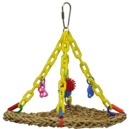 AE Cage Company Happy Beaks Hanging Vine Mat for Small Birds