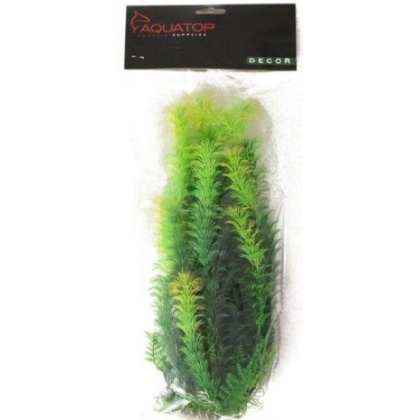 Aquatop Yellow Tipped Aquarium Plant - Green