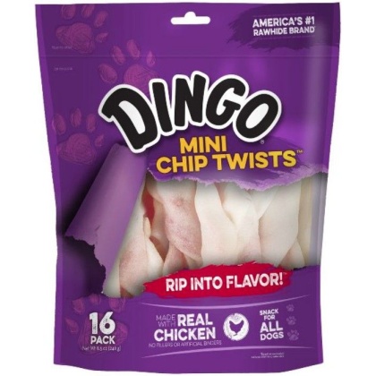 Dingo Chip Twists Meat & Rawhide Chew