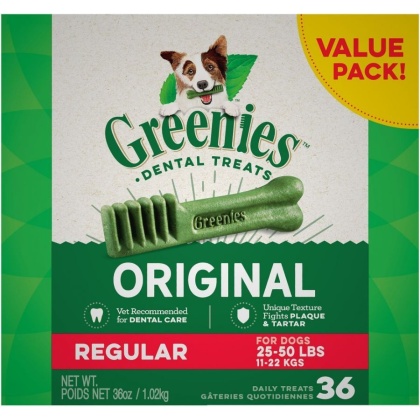 Greenies Regular Dental Dog Treats