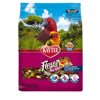 Kaytee Fiesta Small Parrot & Conure Gourmet Big Bites Diet