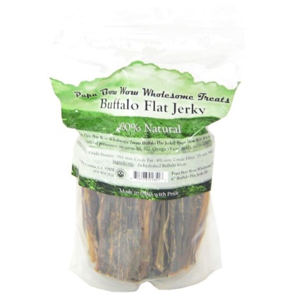 Papa Bow Wow Buffalo Flat Jerky - 6