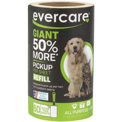 Evercare Giant Extreme Stick Pet Lint Roller Refill