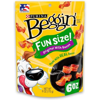 Purina Beggin' Strips Bacon Flavor Fun Size