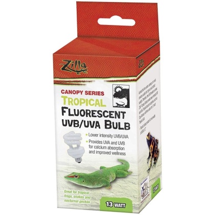 Zilla Canopy Series Tropical Fluorescent UVB/UVA Bulb