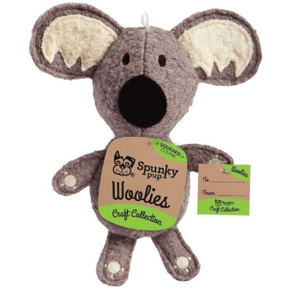 Spunky Pup Woolies Koala Dog Toy