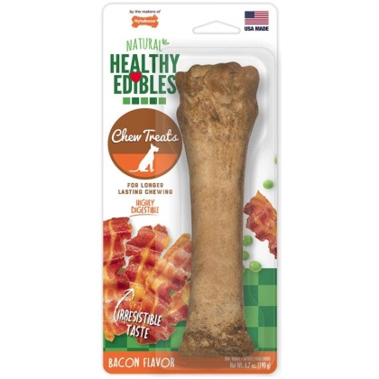 Nylabone Healthy Edibles Wholesome Dog Chews - Bacon Flavor