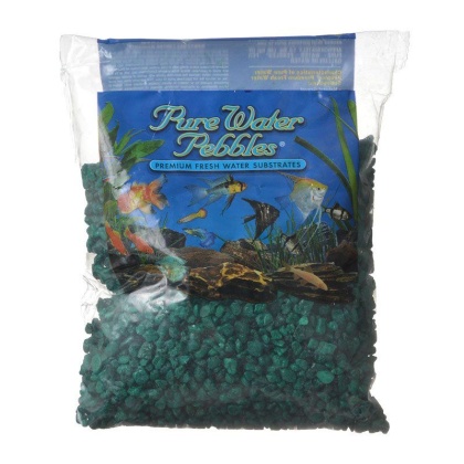 Pure Water Pebbles Aquarium Gravel - Emerald Green