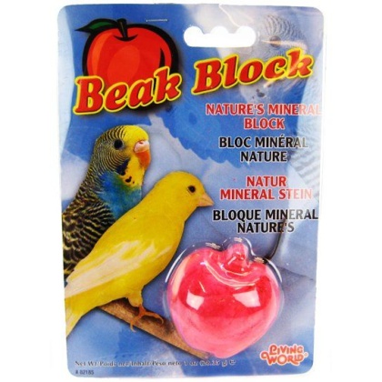 Living World Beak Block - Nature's Minerals - Apple