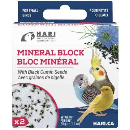 HARI Black Cumin Seed Mineral Block for Small Birds