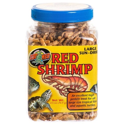 Zoo Med Large Sun-Dried Red Shrimp