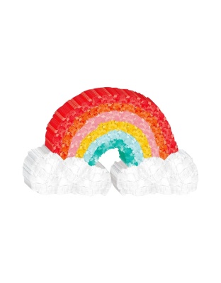 A & E Cages Happy Beaks Prefilled Pinata Foraging Bird Toy Rainbow, 1ea/2 oz