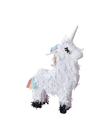 A & E Cages Happy Beaks Prefilled Pinata Foraging Bird Toy Unicorn, 1ea/2.2 oz