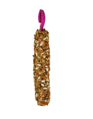 A and E Cages Smakers Snack Nut Treat Stick Display for Cockatiels 12 Count