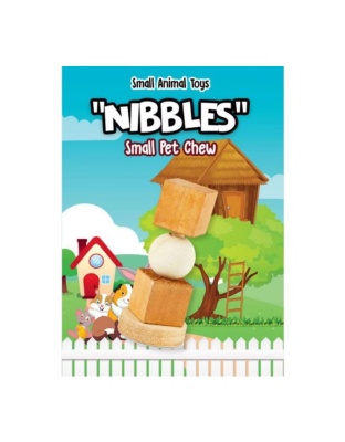 A & E Nibbles-Wooden-Chew-Tower-Toy