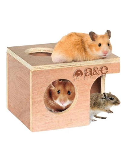 A & E Nibbles-Hamster/Gerbil-Hut-Medium