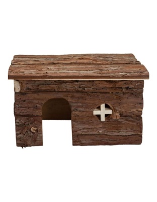 A & E Nibbles-Small-Animal-Large-Log-Cabin-Hut