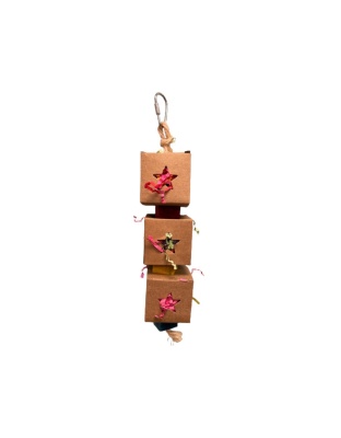 A & E Cages Happy Beaks Star Shred & Seek Bird Toy 1ea
