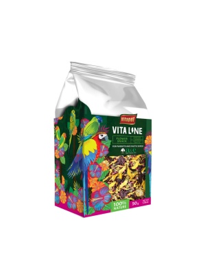 A & E Cages Vitapol Vita Line Flower Snack for Parrots & Exotic Birds 1ea/50 g