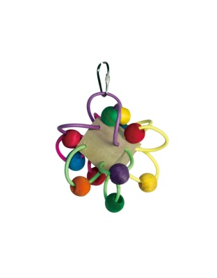 A & E Cages Happy Beaks Tweeting Tally Cruncher Bird Toy 1ea