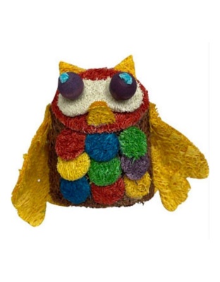 A & E Cages Nibbles Owl Whooo Small Animal Chew Toy 1ea/One Size