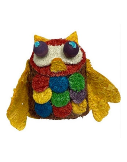 A & E Cages Nibbles Owl Whooo Small Animal Chew Toy 1ea/One Size