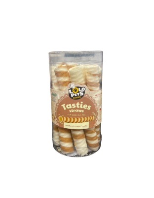 A & E Cages LoLo Pets Classic Tasties Straws Dog Treat Waffle, 1ea/10 ct
