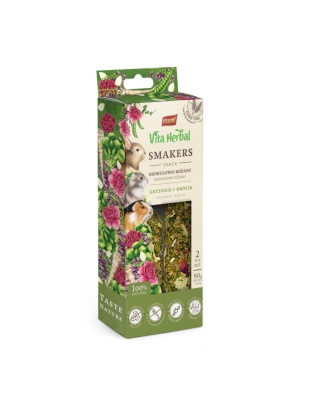 A & E Cages Vitapol Vita Herbal Smakers Broccoli-Rose Small Animal Treat 1ea/2 pk