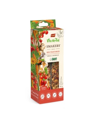 A & E Cages Vitapol Vita Herbal Smakers Red Vegetables Small Animal Treat 1ea/2 pk