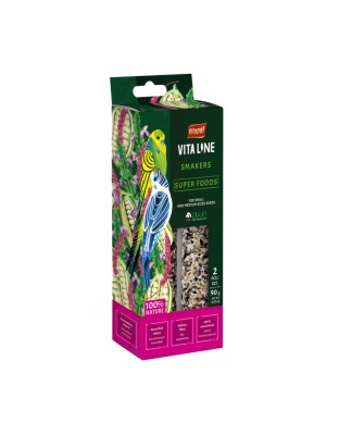 A & E Cages Vitapol Vita Line Smakers Super Foods for Small/Medium Size Birds 1ea/SM/MD, 2 pk