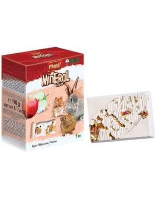 A and E Cages VitaPol Lime-Mineral Block for Small Animals Fruit; 1ea-190 g