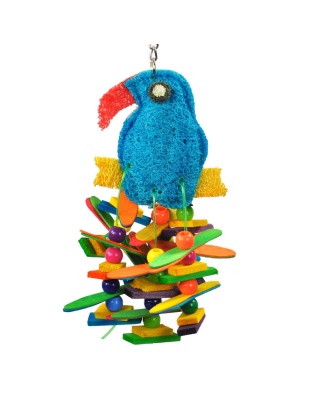 A and E Cages Happy Beaks Toucan Sam Bird Toy 1ea-One Size