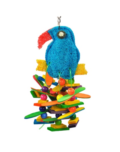 A and E Cages Happy Beaks Toucan Sam Bird Toy 1ea-One Size