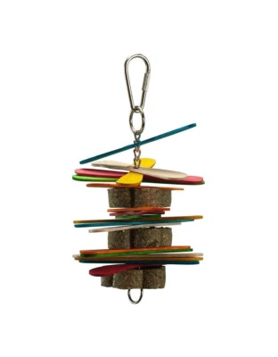 A and E Cages Nibbles Popsicle Sticks Small Animal Chew 1ea-One Size