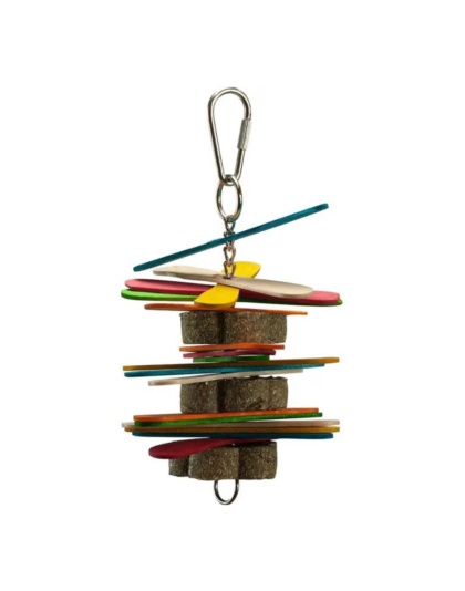 A and E Cages Nibbles Popsicle Sticks Small Animal Chew 1ea-One Size