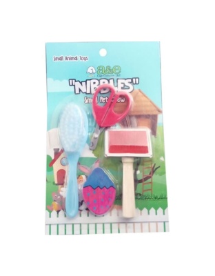A and E Cages Nibbles Small Animal Grooming Kit Multi; 1ea-One Size