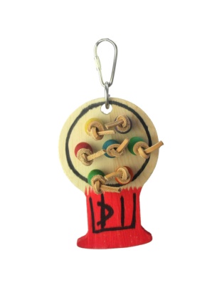 A and E Cages Happy Beaks Gumball Machine Bird Toy SM