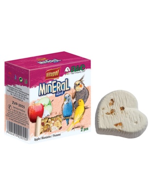 A and E Cages Vitapol Infused Mineral Block for Birds Apple 35 grams