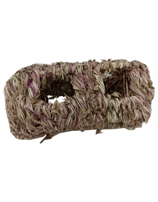 A E Cages Small Animal MultiHole Grass Play Tunnel Natural; 1ea