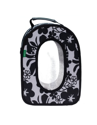 A and E Cages Happy Beaks Soft Sided Voyager Bird Carrier Black SM
